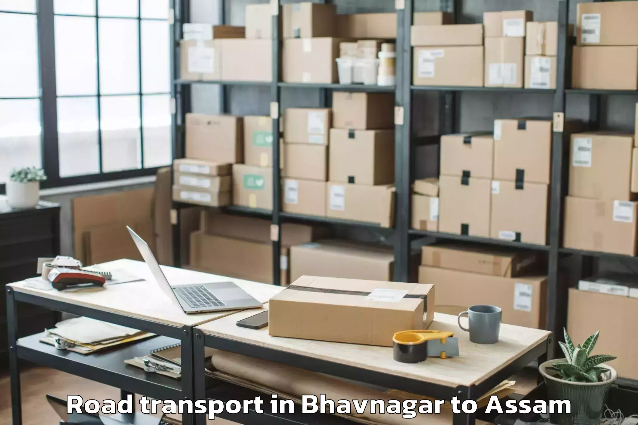 Book Your Bhavnagar to Sualkuchi Road Transport Today